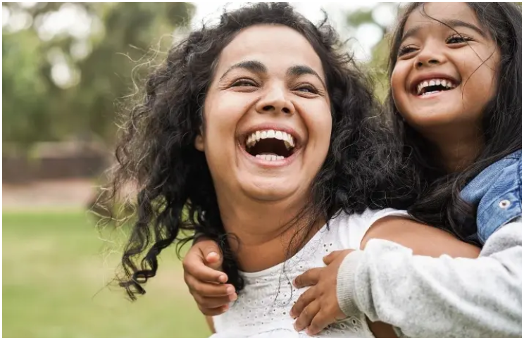 Happy Mother and Child